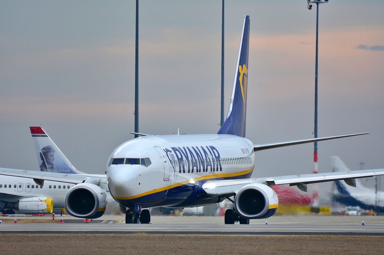 Ryanair plane on the tarmac